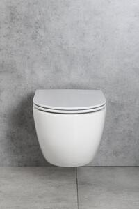 Bruckner, FULDA závěsná WC mísa, Vortex Rimless, bílá, 201.408.4