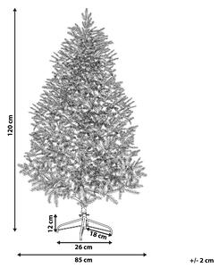 Zasněžený vánoční stromeček 120 cm bílý FORAKER