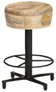 Barové stoličky Charllap - 2 ks - 52 cm | masivní mangovníkové dřevo