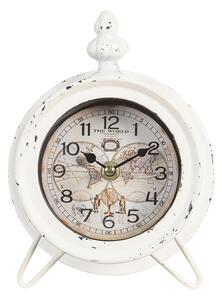 Vintage stolní hodiny s patinou The World- 14*7*19 cm / 1*AA