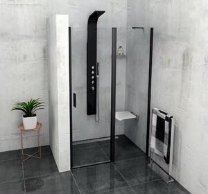 Polysan ZOOM LINE BLACK sprchové dveře 1100mm, čiré sklo, ZL1311B
