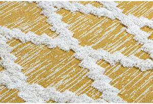 Kusový koberec Claris žlutý 136x190cm