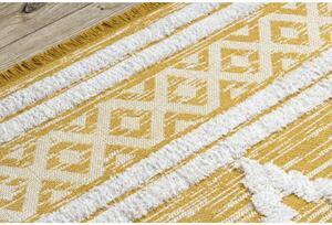 Kusový koberec Claris žlutý 136x190cm