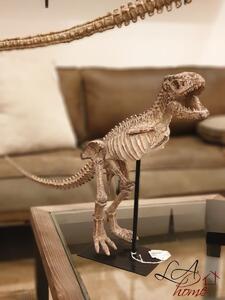 Dekorace dinosaurus T-rex na kovové noze - 47,5*15*36 cm