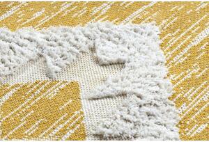 Kusový koberec Romba žlutý 78x150cm