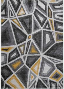Ayyildiz Hali Kusový koberec Walton 5797A bílo-žlutý BARVA: Žlutá, ROZMĚR: 60x110 cm