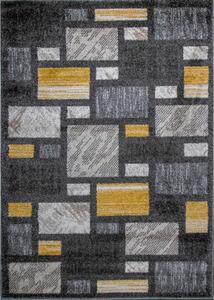 Ayyildiz Hali Kusový koberec Walton 5796A šedo-žlutý BARVA: Žlutá, ROZMĚR: 60x110 cm