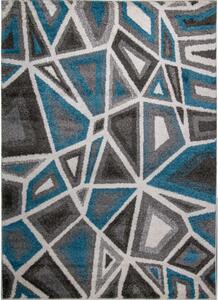 Ayyildiz Hali Kusový koberec Walton 5797A bílo-modrý BARVA: Modrá, ROZMĚR: 140x200 cm