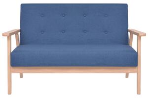 2místná sedačka textil modrá