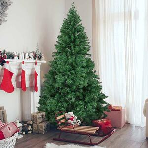 Umělý vánoční stromeček Nordmann s kovovým stojanem ve 4 velikostech, s vůní jako dárek - 210 cm