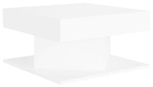 Konferenční stolek bílý 57 x 57 x 30 cm dřevotříska