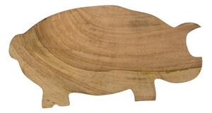 Dřevěné mangové prkénko prase - 44*24*2cm