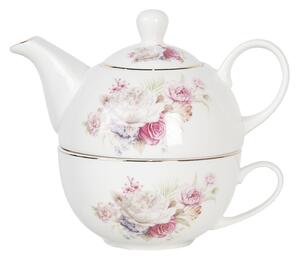 Porcelánový tea for one Friendly Roses - 0,4L