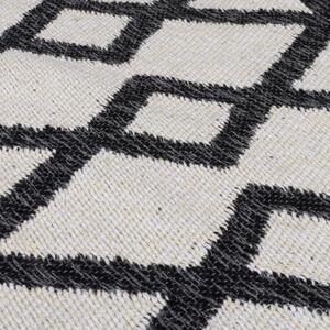 Flair Rugs koberce Kusový koberec Deuce Teo Recycled Rug Black ROZMĚR: 120x170