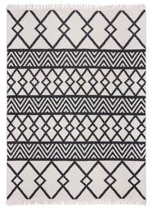 Flair Rugs koberce Kusový koberec Deuce Teo Recycled Rug Black ROZMĚR: 120x170