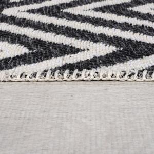 Flair Rugs koberce Kusový koberec Deuce Teo Recycled Rug Black ROZMĚR: 80x150