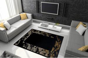 Kusový koberec Edina černý 80x200cm