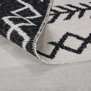 Flair Rugs koberce Kusový koberec Deuce Edie Recycled Rug Monochrome/Black - 80x150 cm