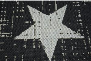 Kusový koberec Stars černý 140x200cm