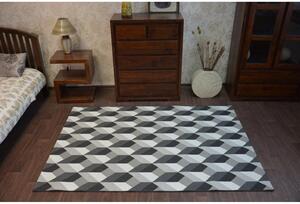 Kusový koberec Kvadrat šedý 120x170cm