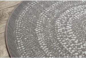 Kusový koberec Flats hnědý kruh 120cm