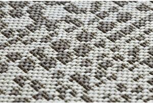 Kusový koberec Flats krémový kruh 120cm