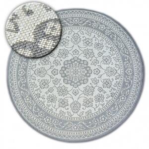 Kusový koberec Ornament šedý kruh 120cm