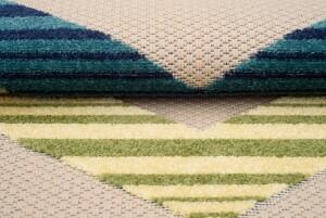 Makro Abra Moderní kusový koberec AVENTURA EC92A Vlnky vícebarevný Rozměr: 80x200 cm