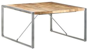 Jídelní stůl 140 x 140 x 75 cm hrubé mangovníkové dřevo