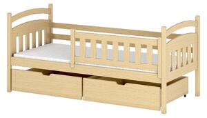 Dětská postel 80 cm Tarra (s roštem a úl. prostorem) (borovice). Vlastní profesionální přeprava až k Vám domů 1012836