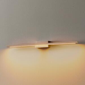 Nástěnné svítidlo Quitani LED Tolu, nikl, 65 cm