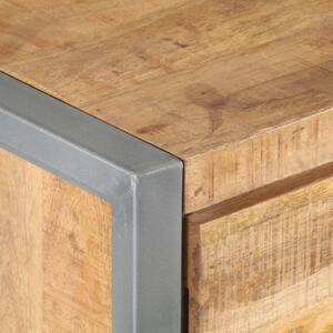 Noční stolek Gentry - hrubé mangovníkové dřevo | 40x30x50 cm