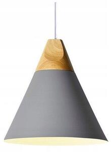 Toolight - Závěsná lampa Scandi A 1xE27, šedá, OSW-00103