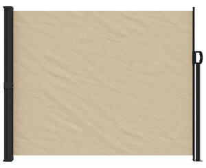 Zatahovací boční markýza béžová 160 x 500 cm