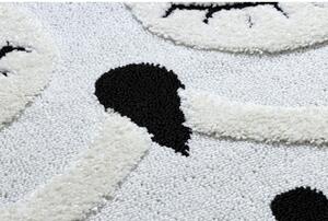 Kusový koberec Sova krémový kruh 120cm