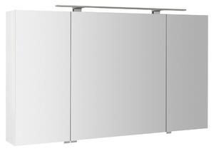 Sapho Sapho, MIRRÓ galerka s LED osvětlením, 120x70x16cm, 3x dvířka, bílá, MC121-0030