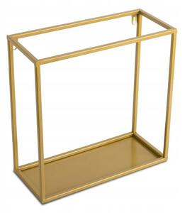 Moderní police do předsíně 35 cm, zlatý loft