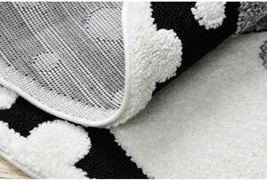 Kusový koberec Sněhulák krémový kruh 120cm