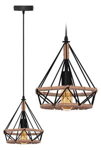 Toolight Industriální minimalistické stropní svítidlo ve stylu boho string APP678-1CP