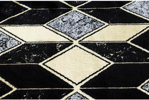 Kusový koberec Jón černý 2 kruh 120cm