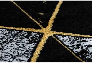 Kusový koberec Jón černý 2 kruh 150cm