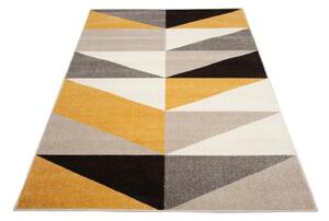Kusový koberec Averti žluto hnědý 133x190cm