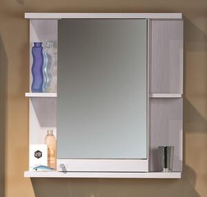 Koupelnová skříňka se zrcadlem Poseidon, bělený modřín