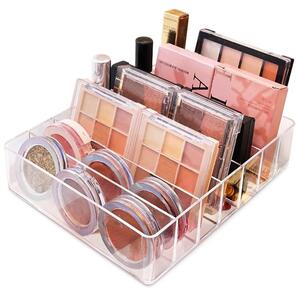 Solidchoice – Organizér na make-up z akrylu s 7 přihrádkami, pro uklizený kosmetický stolek