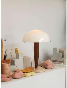 &Tradition - Herman SHY3 Stolní Lampa Opal/Oiled Walnut/Cream Marble - Lampemesteren