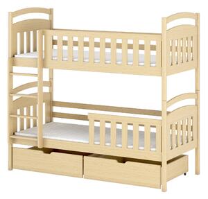 Dětská postel 80 cm Sarina (s roštem a úl. prostorem) (borovice). 1013356