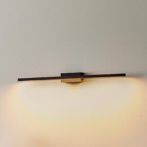 Nástěnné svítidlo Quitani LED Tolu, černé, šířka 65 cm