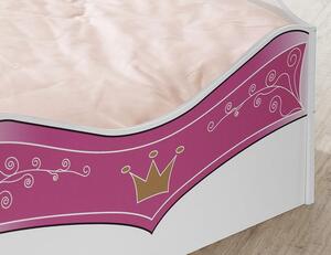 Dětská postel Kate 90x200 cm, královský kočár