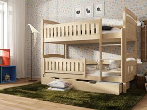 Dětská postel 90 cm Irwin (s roštem a úl. prostorem) (borovice). 1013473