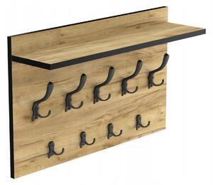 Šatní ramínko z laminované desky HWS Furniture dub craft